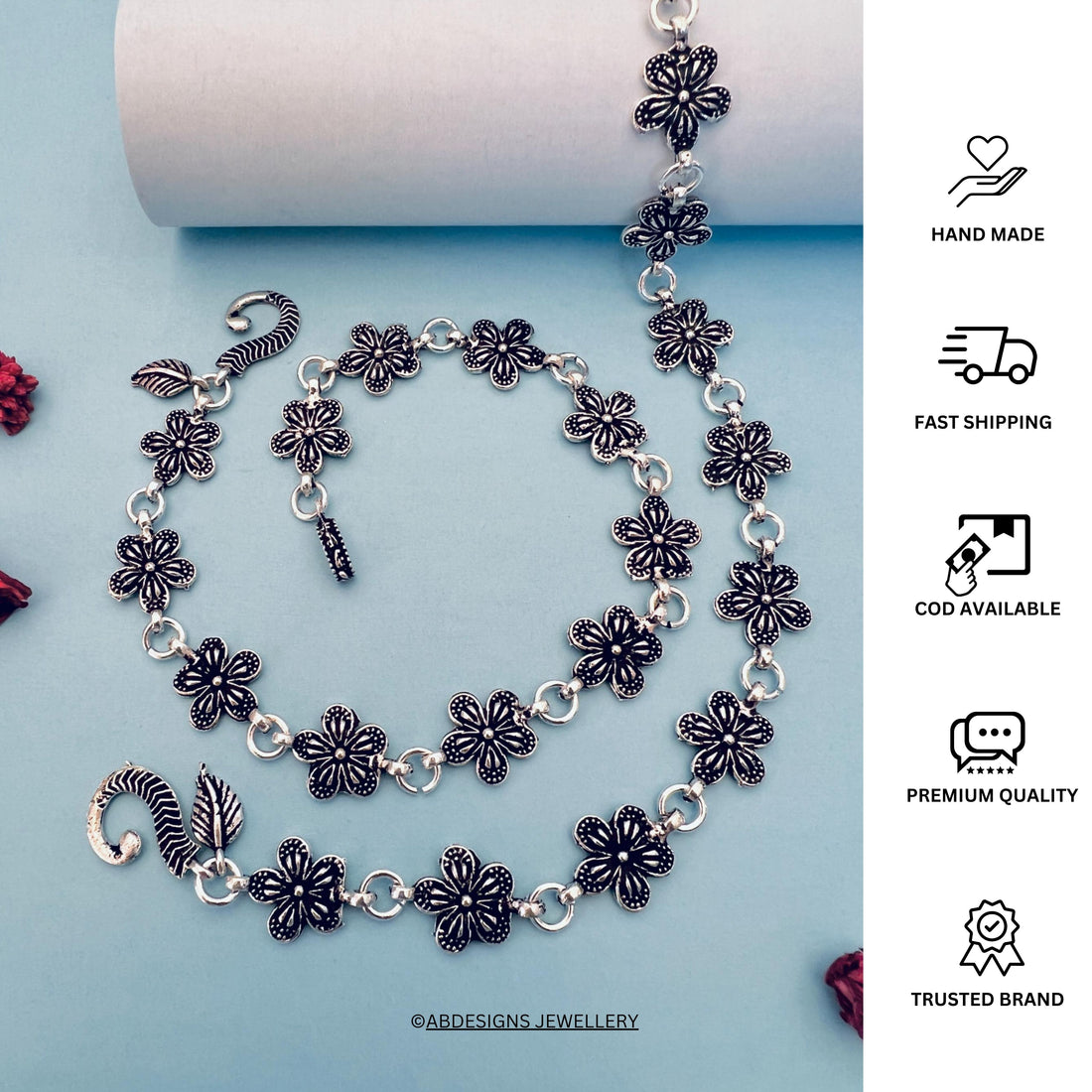 Silver Plated Anklets 