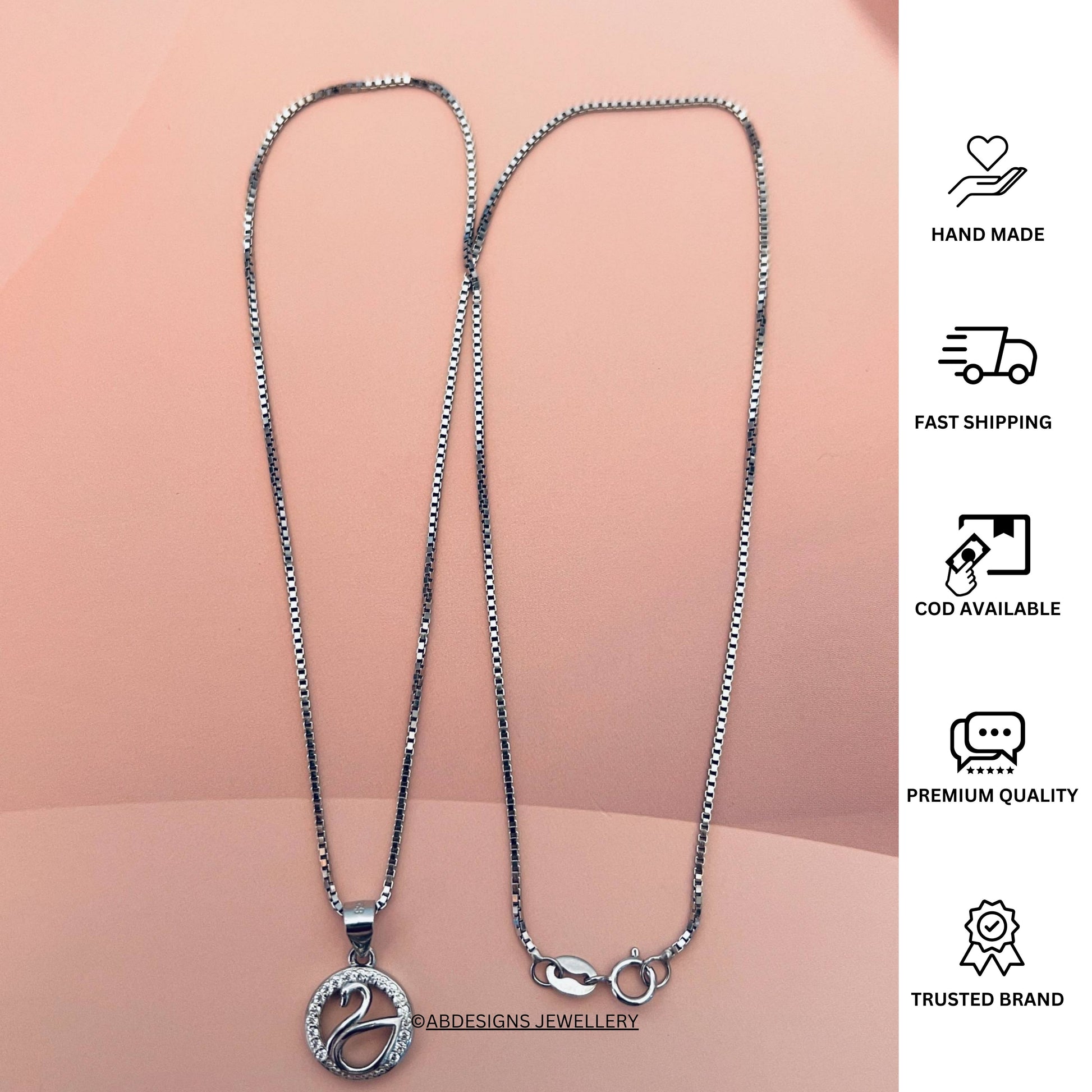 Buy 925 Pure Silver Pendant Chain