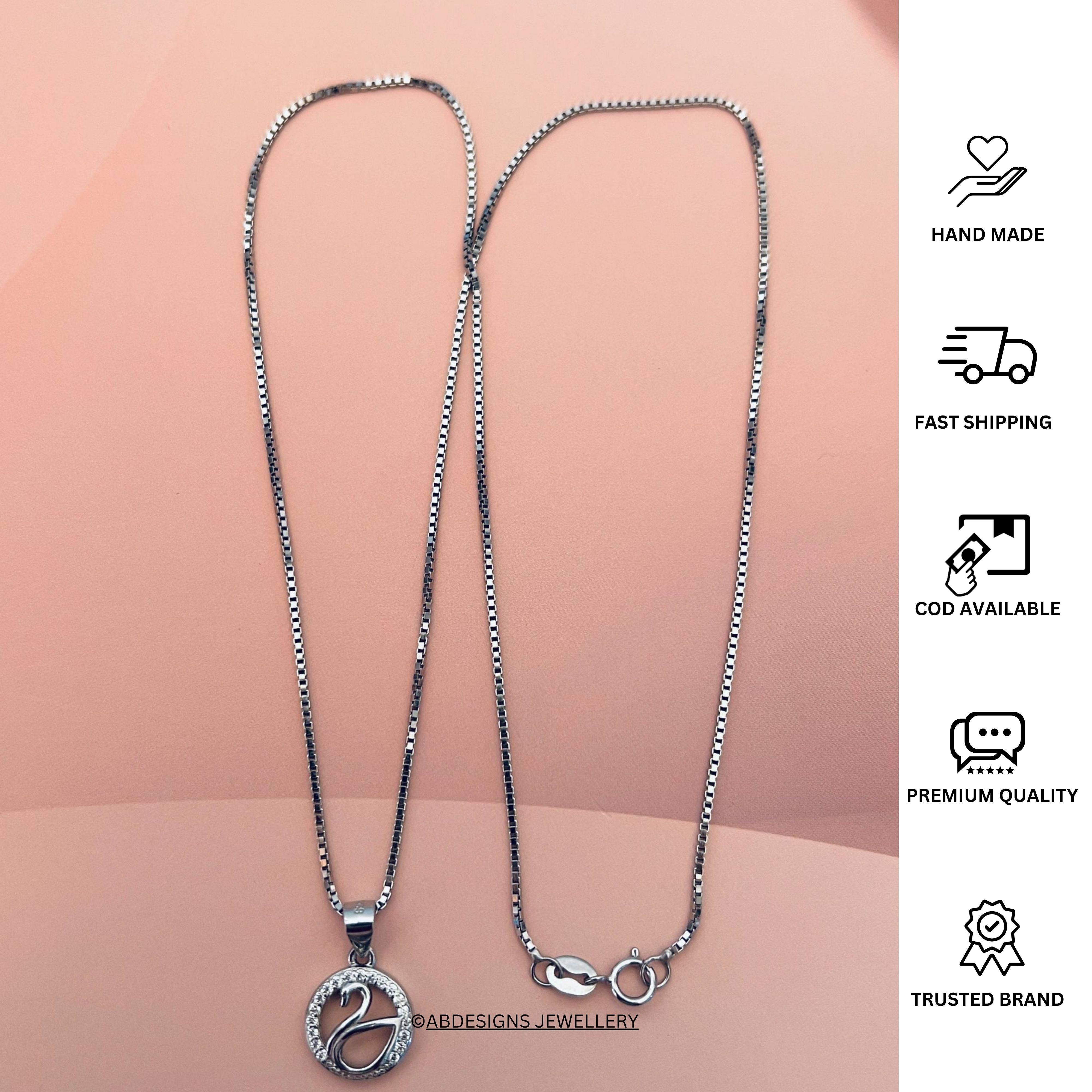 Buy 925 Pure Silver Pendant Chain