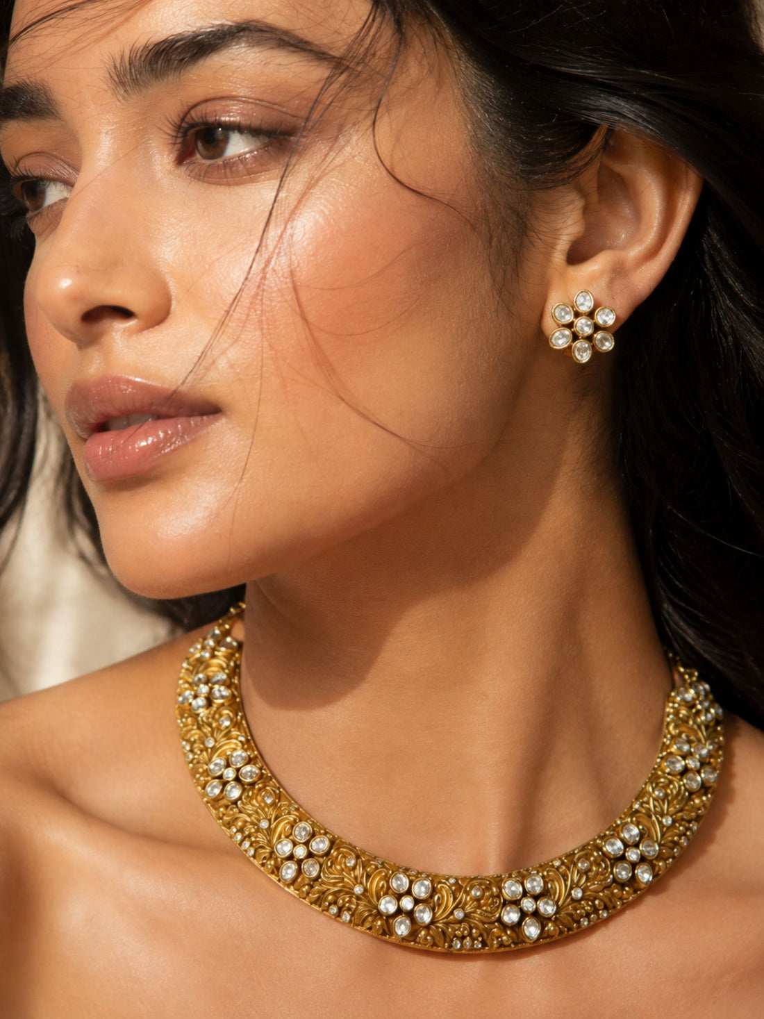 Polki Necklace artificial