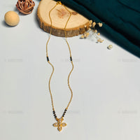 Thumbnail for Luxurious Gold Plated Floral Mangalsutra