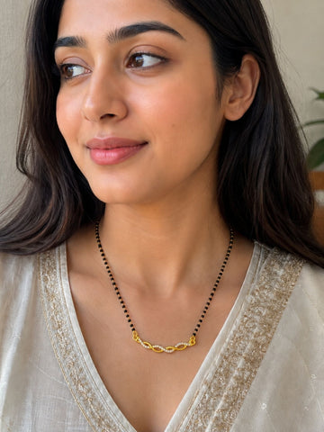 Infinity Mangalsutra in Gold Plating – Daily Wear | Abdesigns