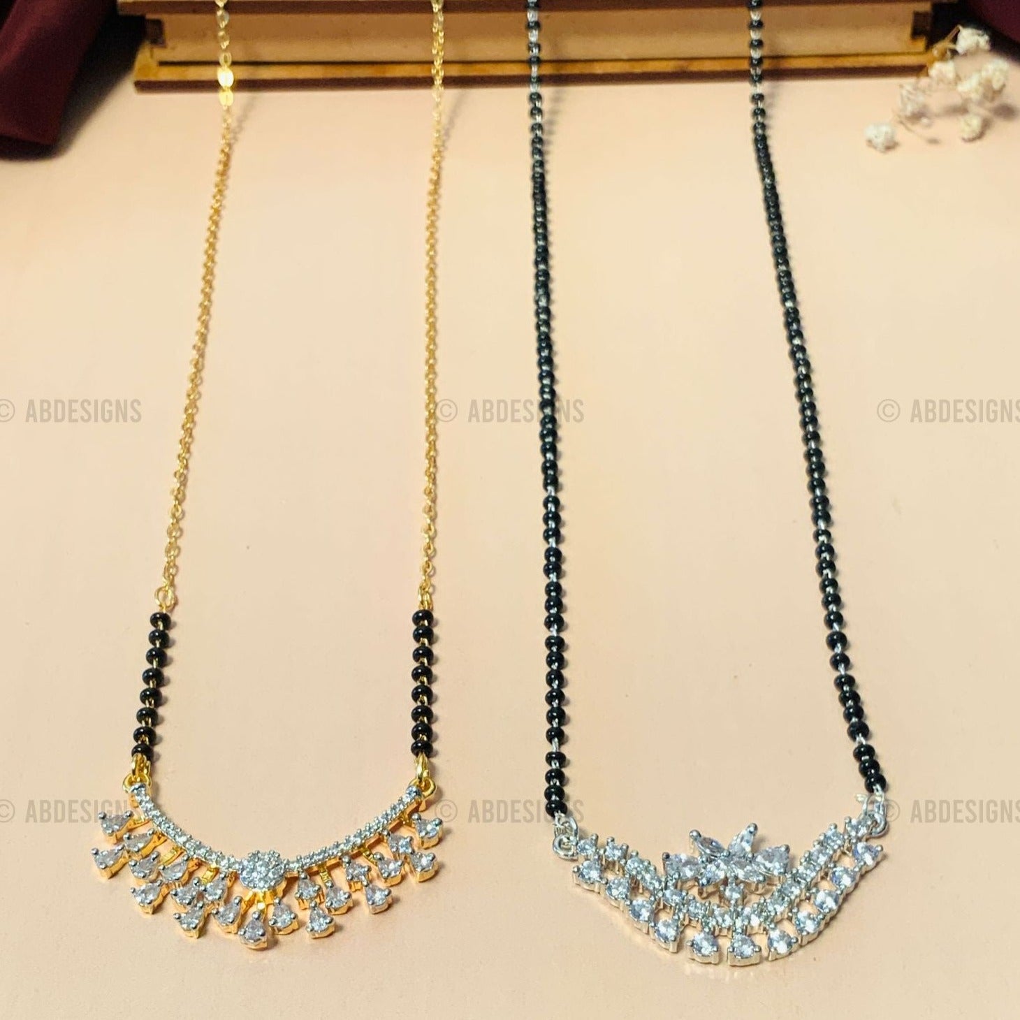 American Diamond Mangalsutra Combo 