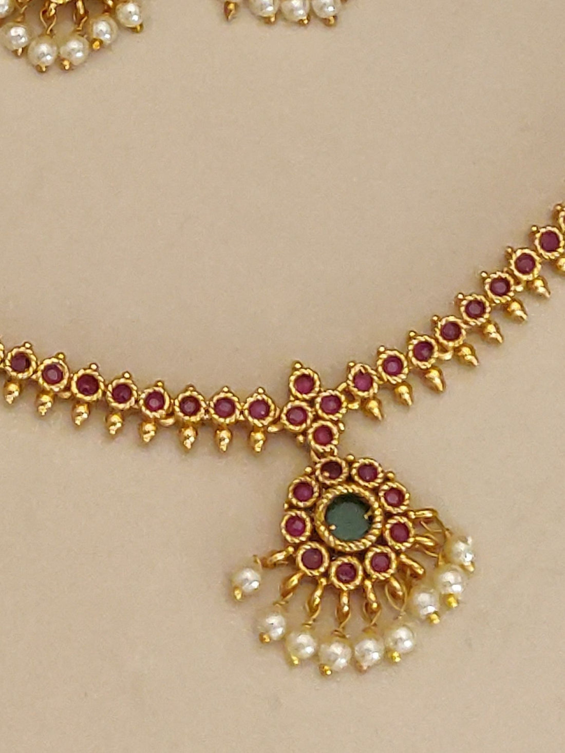 Abdesigns Gold Plated Necklace Set