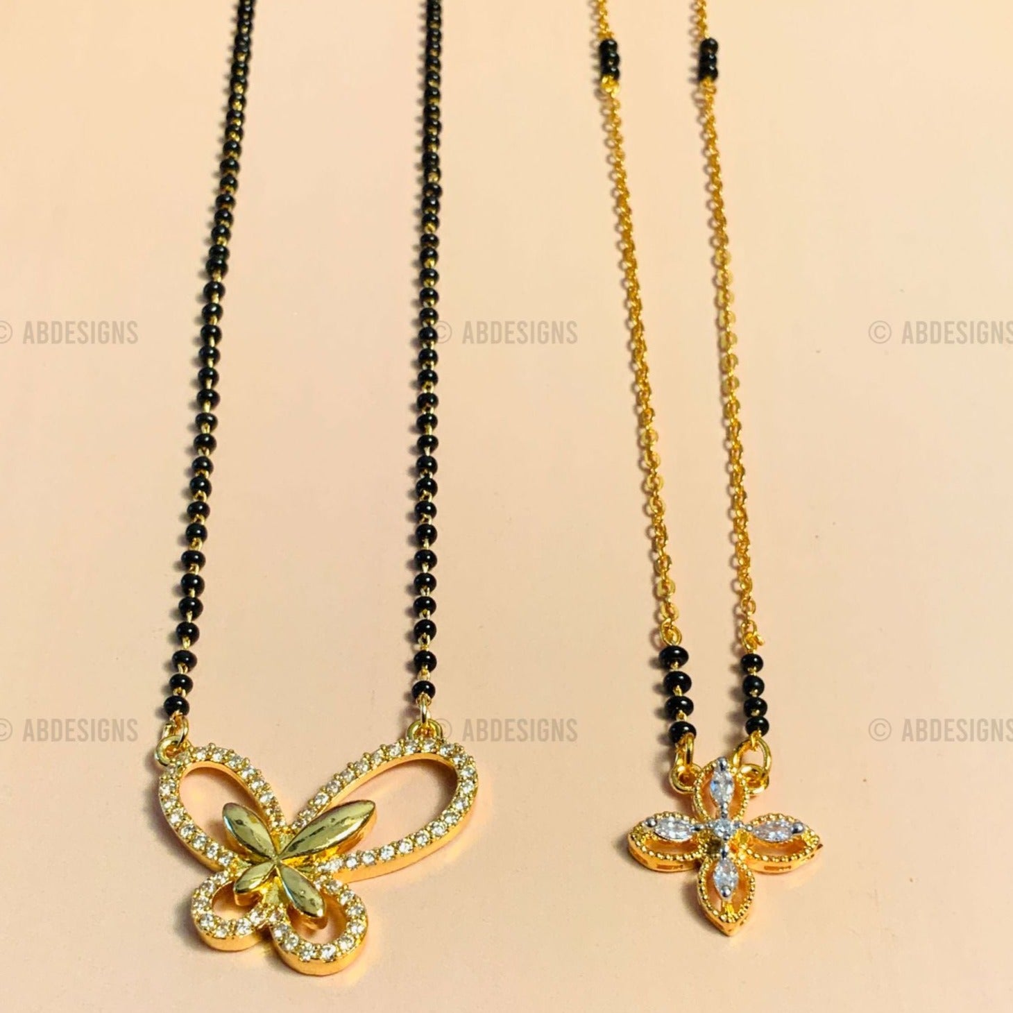 American Diamond Mangalsutra Combo