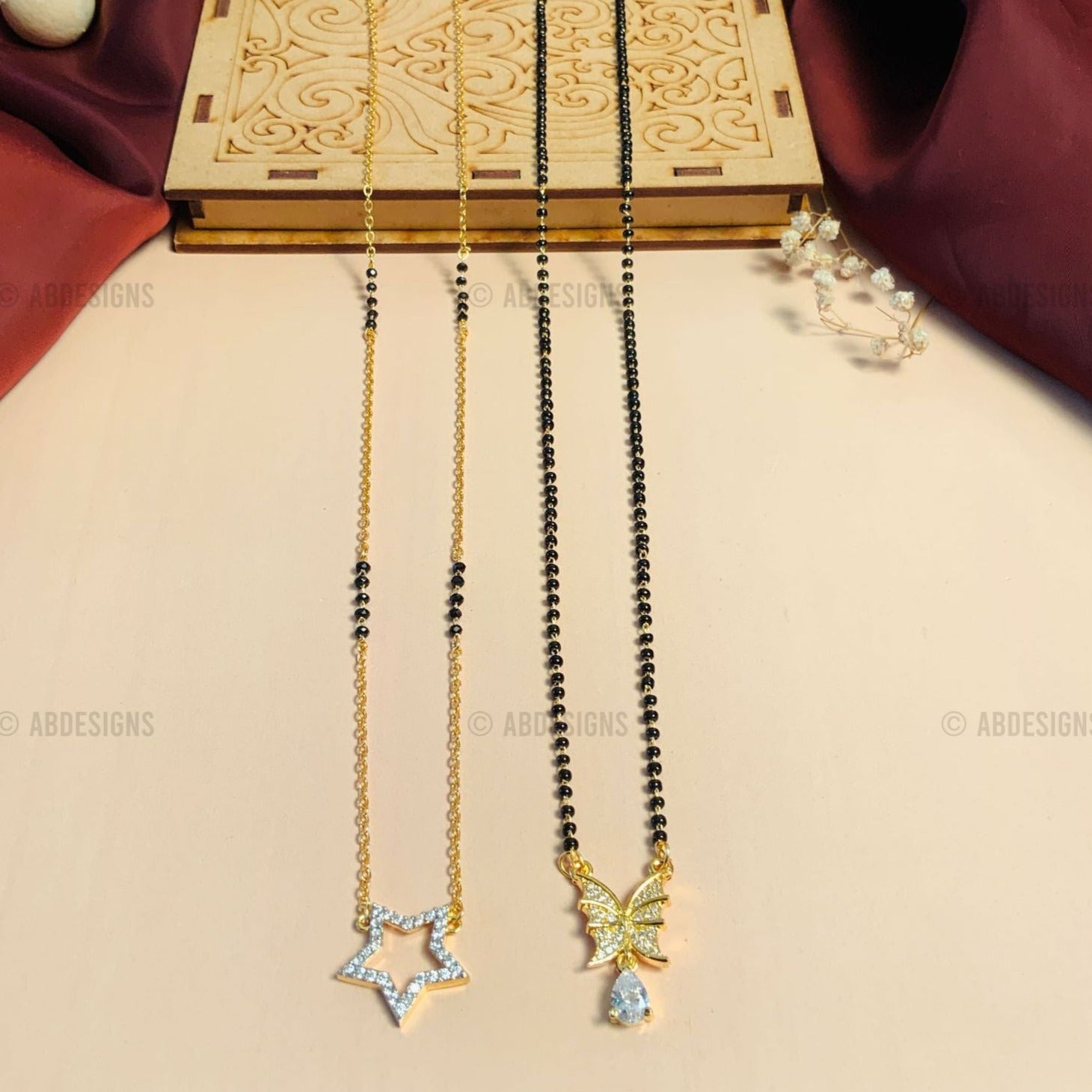 American Diamond Mangalsutra Combo