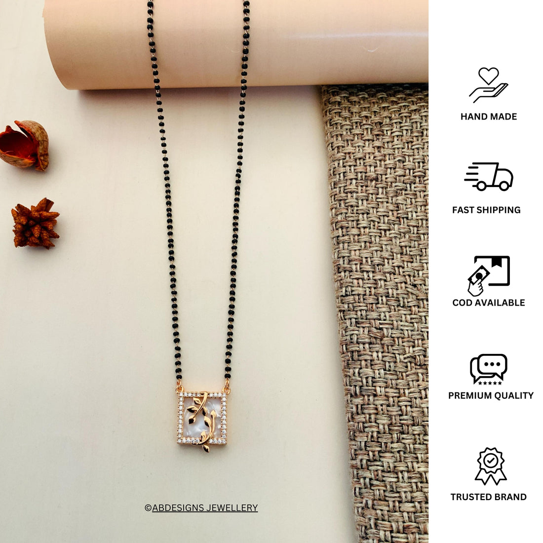 RoseGold Plated Mangalsutra