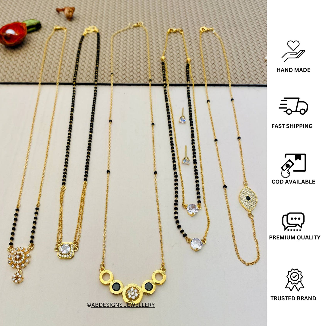 Gold Plated Mangalsutra Combo