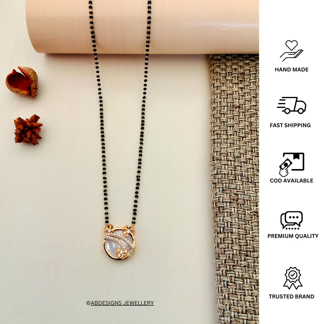 RoseGold Plated Mangalsutra