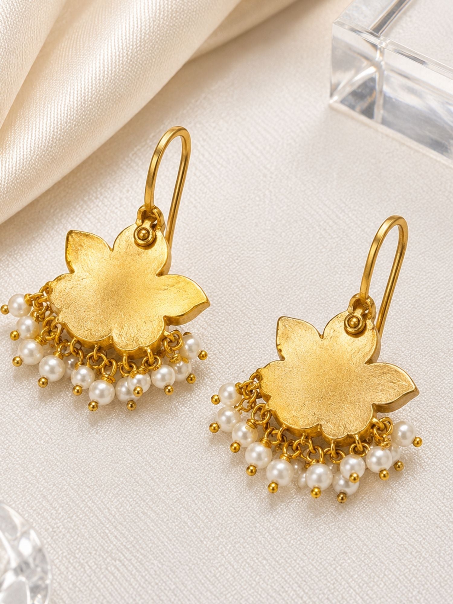 Dazzling German Silver Plated Earring - earrings by Abdesigns Jewellery