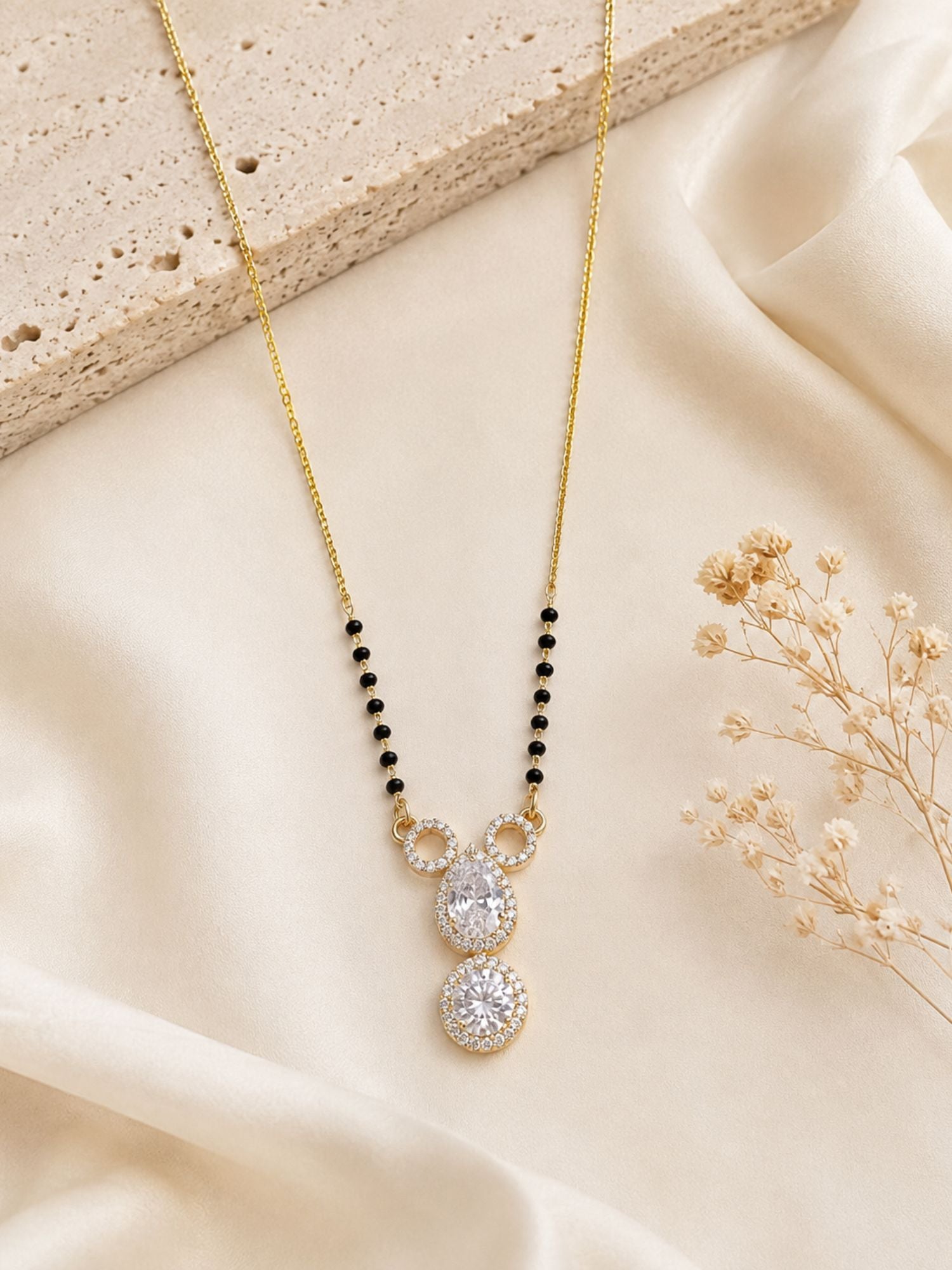 Katrina Kaif Wedding Inspired Gold Plated Mangalsutra