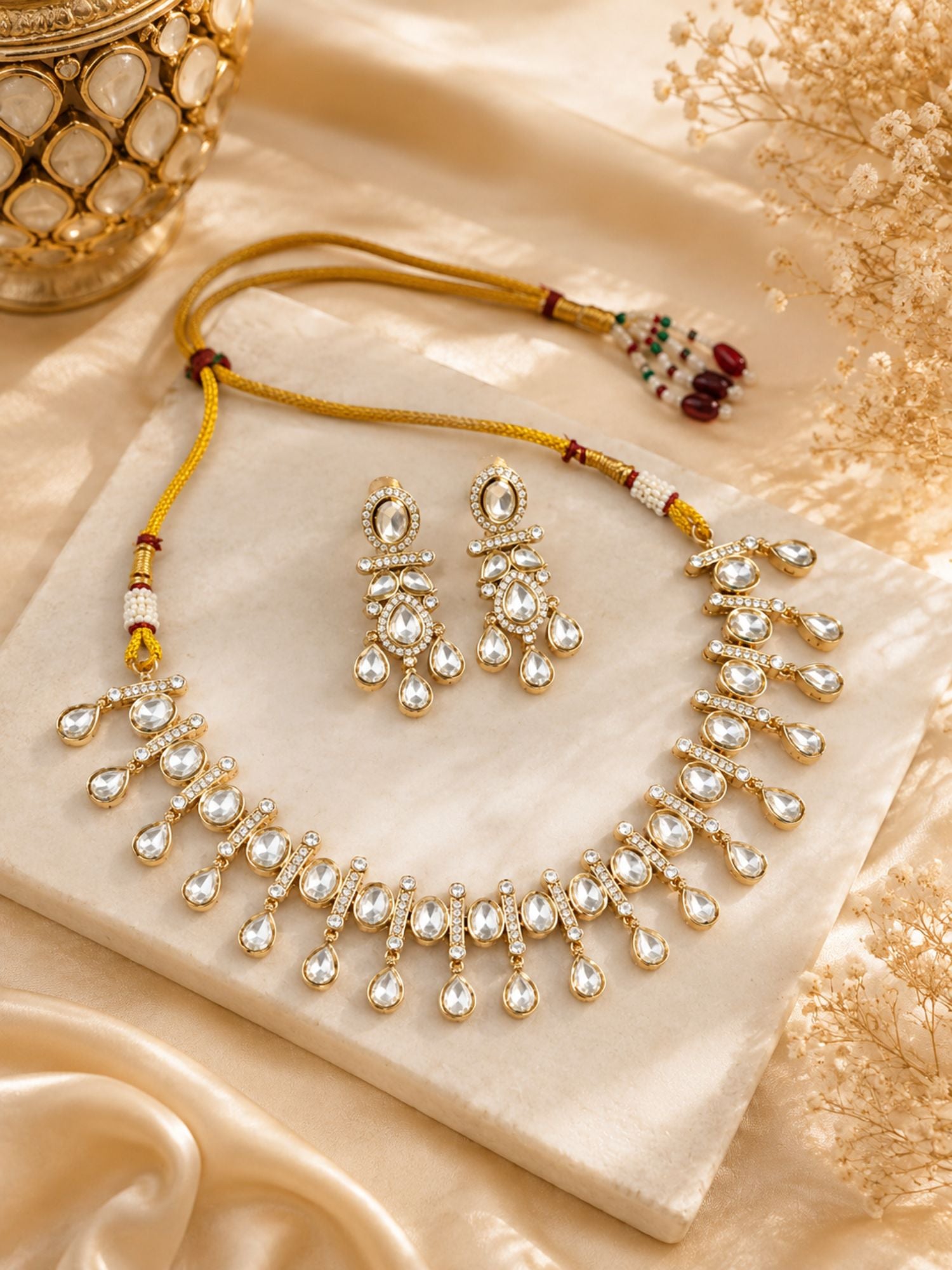 Traditional Kundan Necklace Set | Abdesigns
