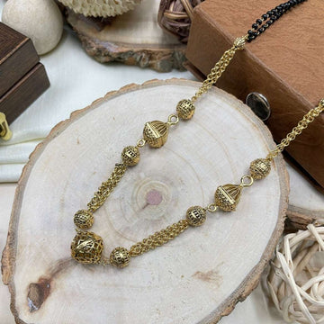 Antique High Quality Gold Ball mangalsutra - Abdesignsjewellery