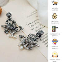 Thumbnail for Beautiful German Silver Plated Bird Stud Earring