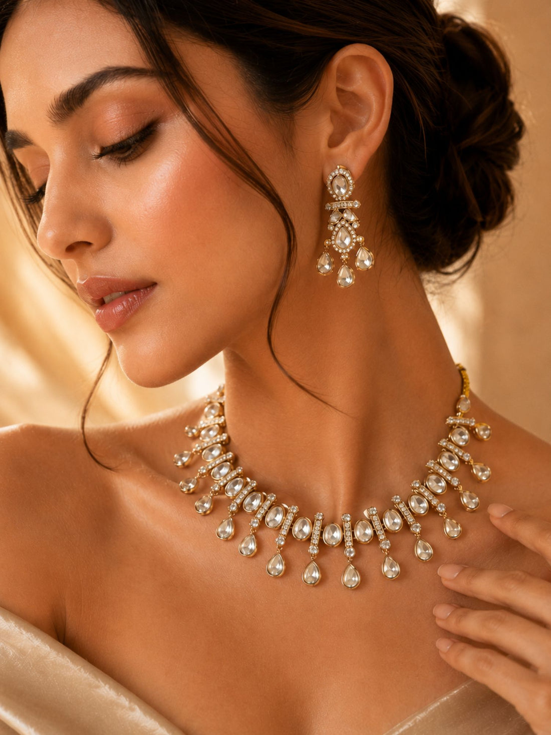 Traditional Kundan Necklace Set | Abdesigns