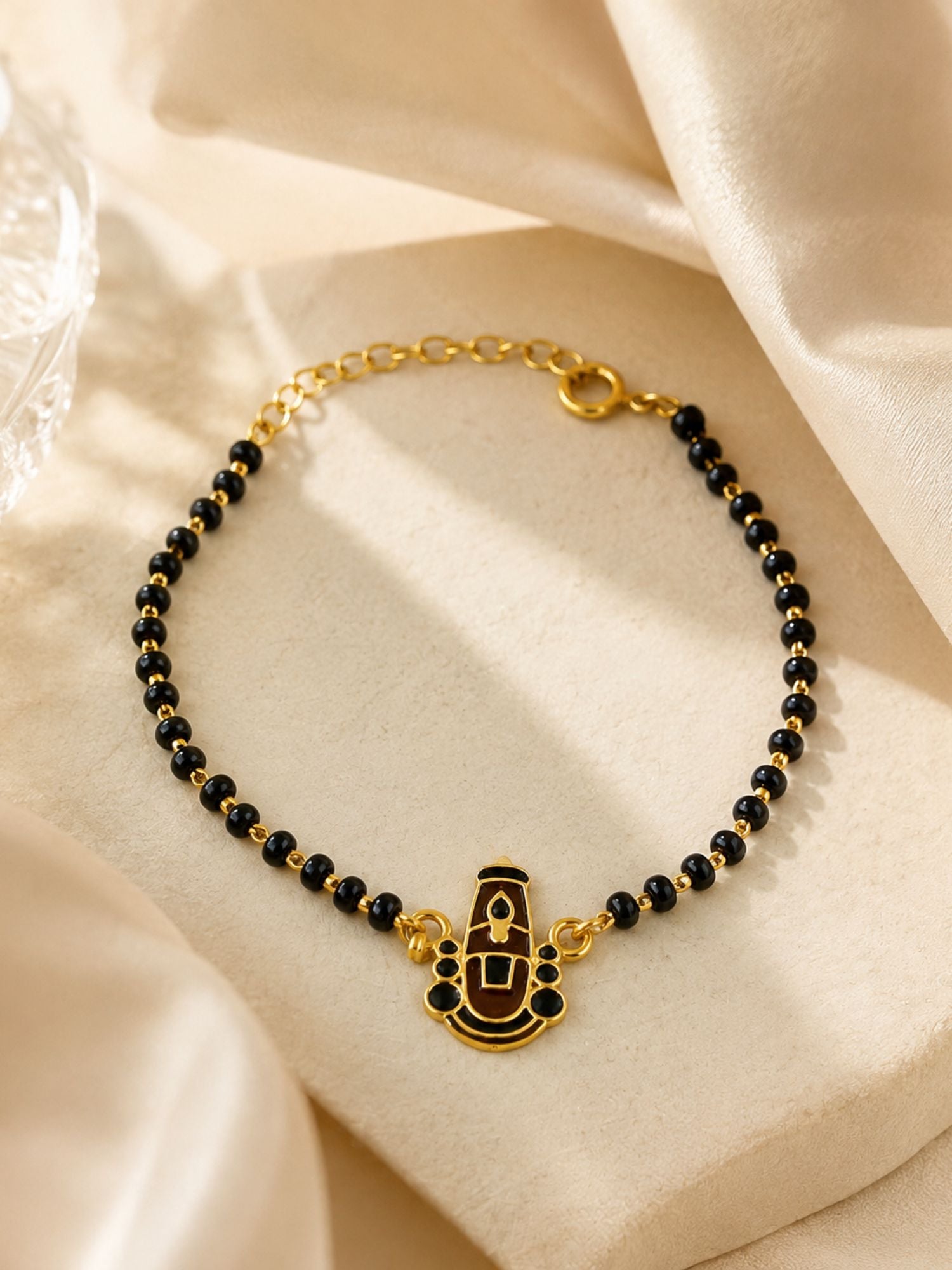 925 Sterling Silver Tirupati Balaji Baby Nazariya Bracelet