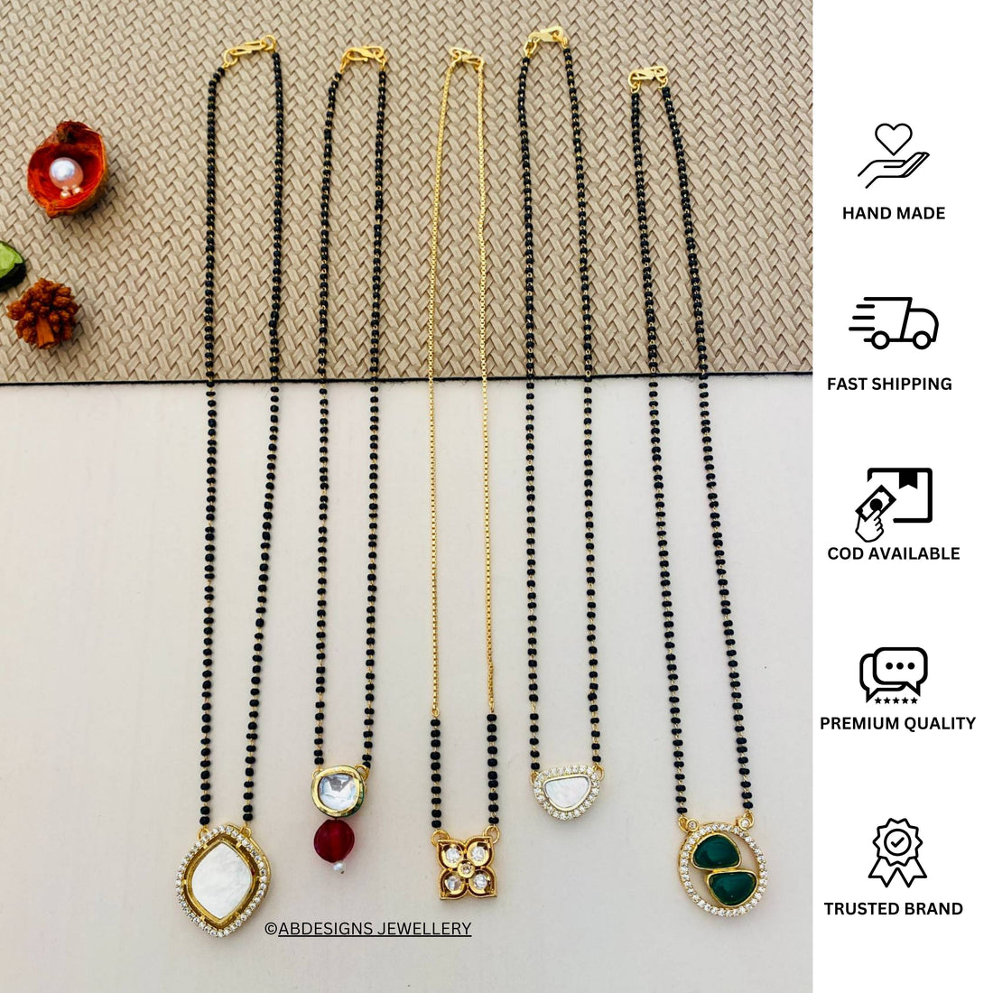 Gold Plated Mangalsutra Combo