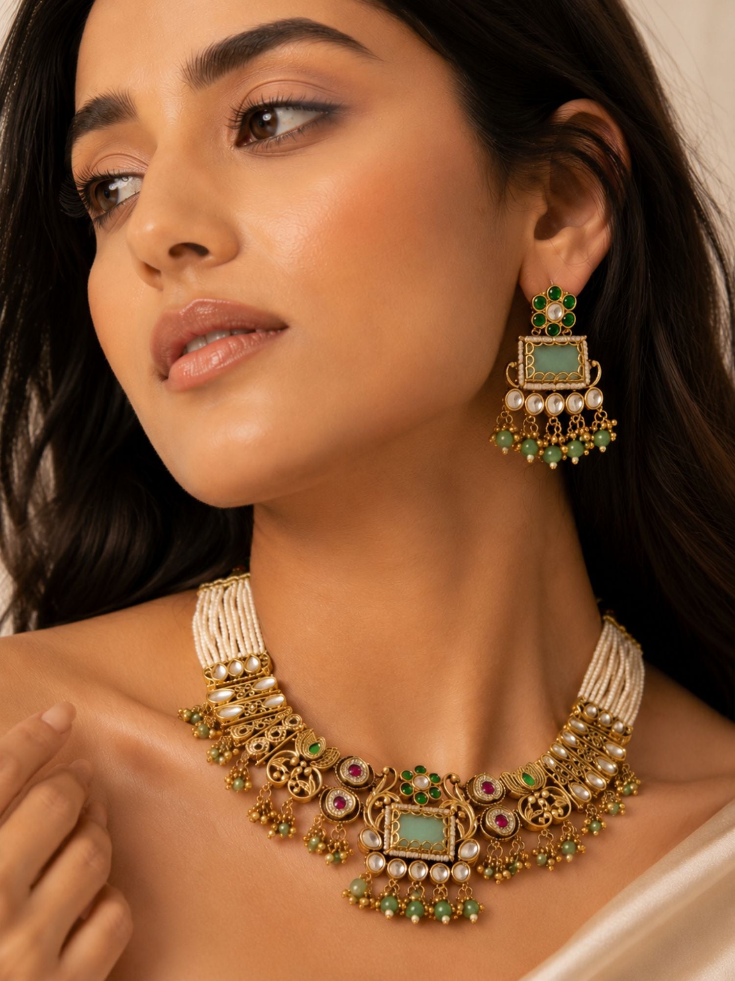 Abdesigns Heritage Gold Chorski Necklace Set