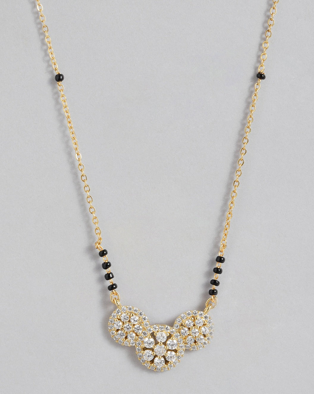 Stunning Sparkling Gold Plated Mangalsutra