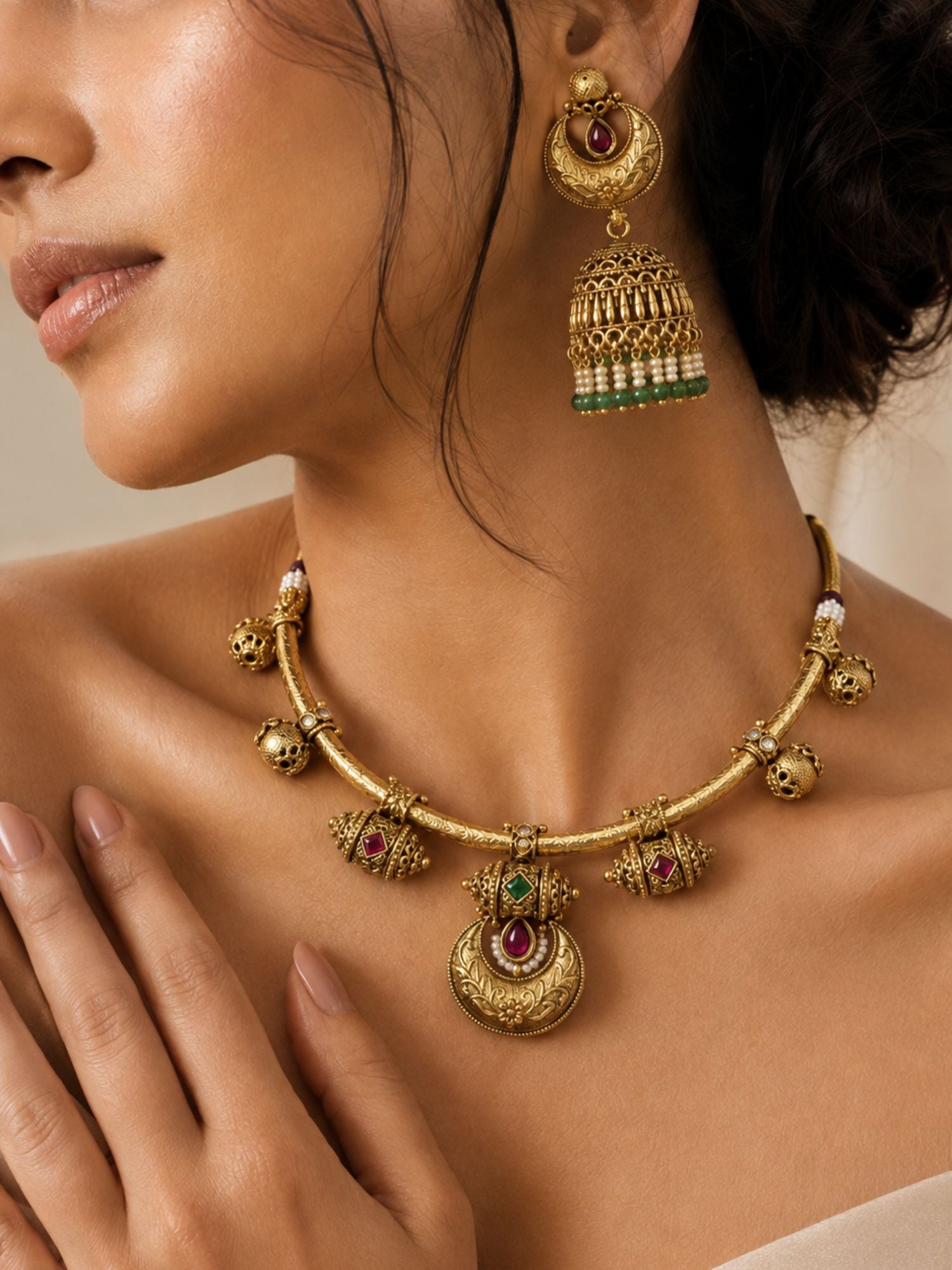 Rajasthani Hasli necklace