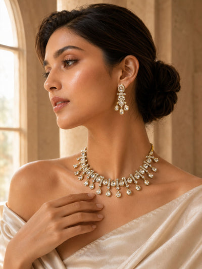Traditional Kundan Necklace Set | Abdesigns