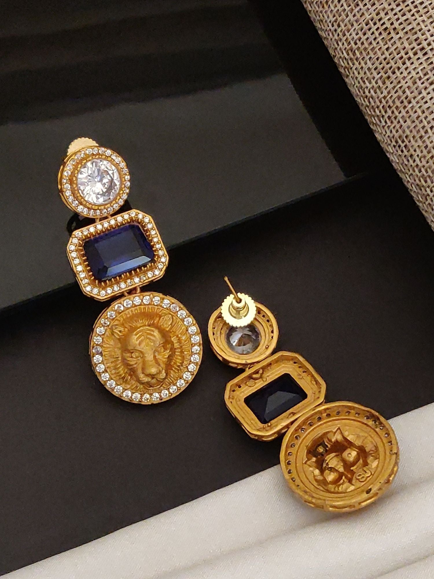 Abdesigns Sabyasachi Style Gold Plated Earring