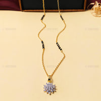 Thumbnail for Magnificent Floral Gold Plated Mangalsutra