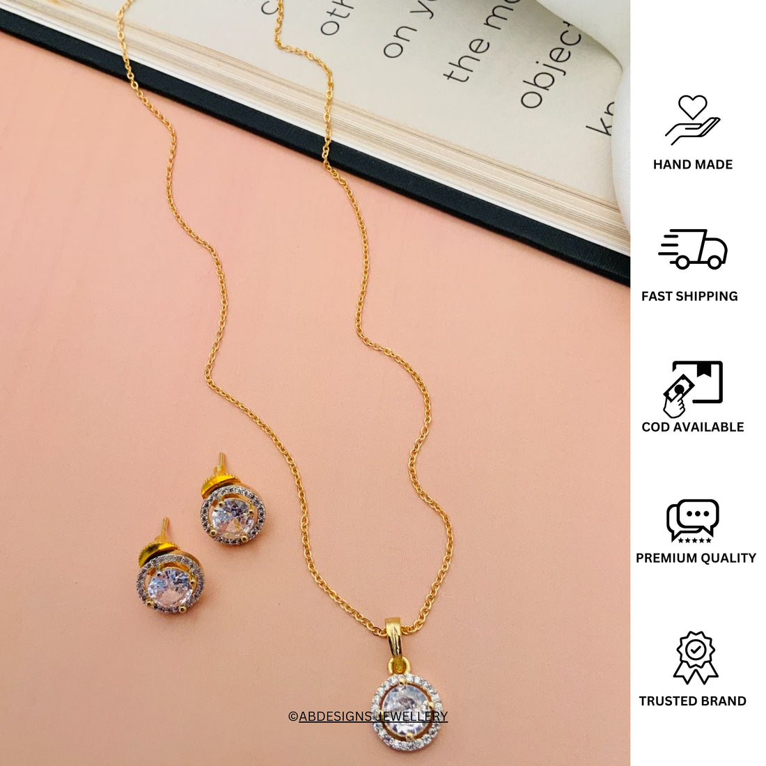 Gold Plated Chains & Earrings