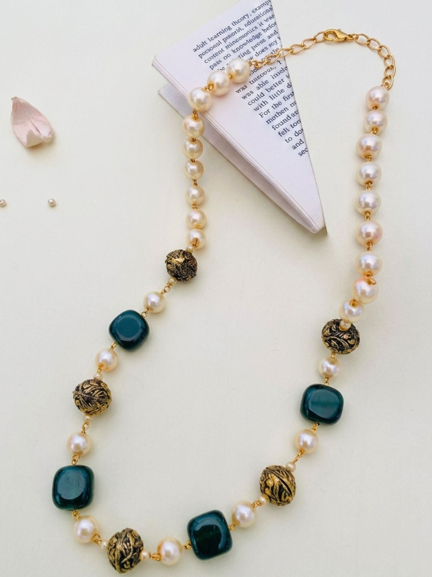 Elegant Classic Jaipuri Beads Mala - jewellery by Abdesigns Jewellery