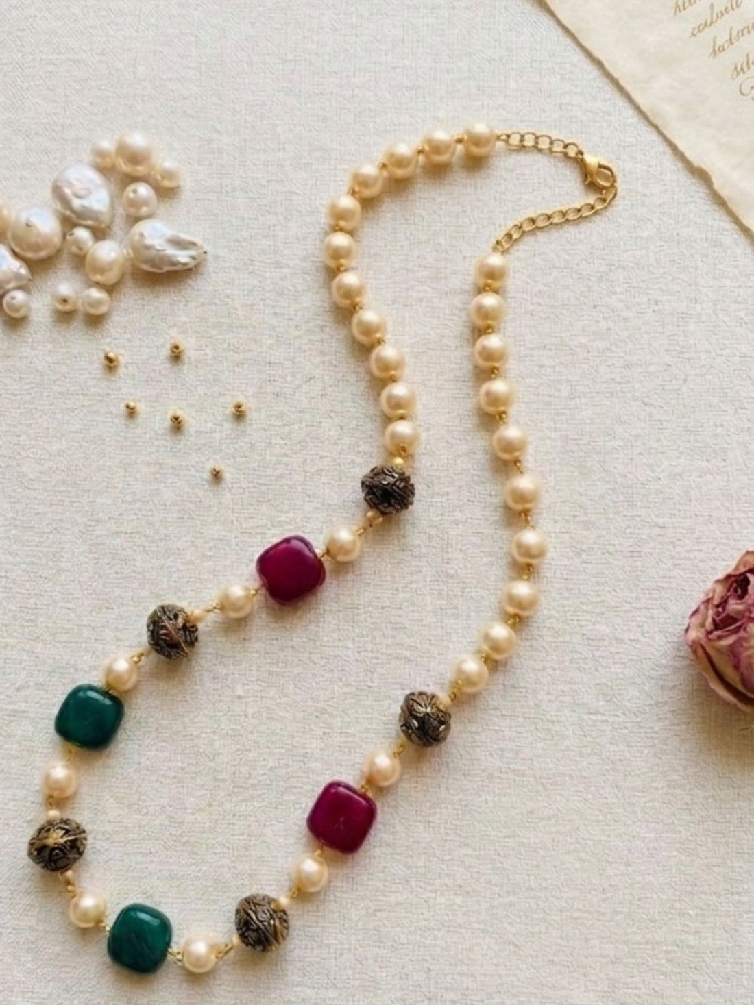 Elegant Classic Jaipuri Beads Mala