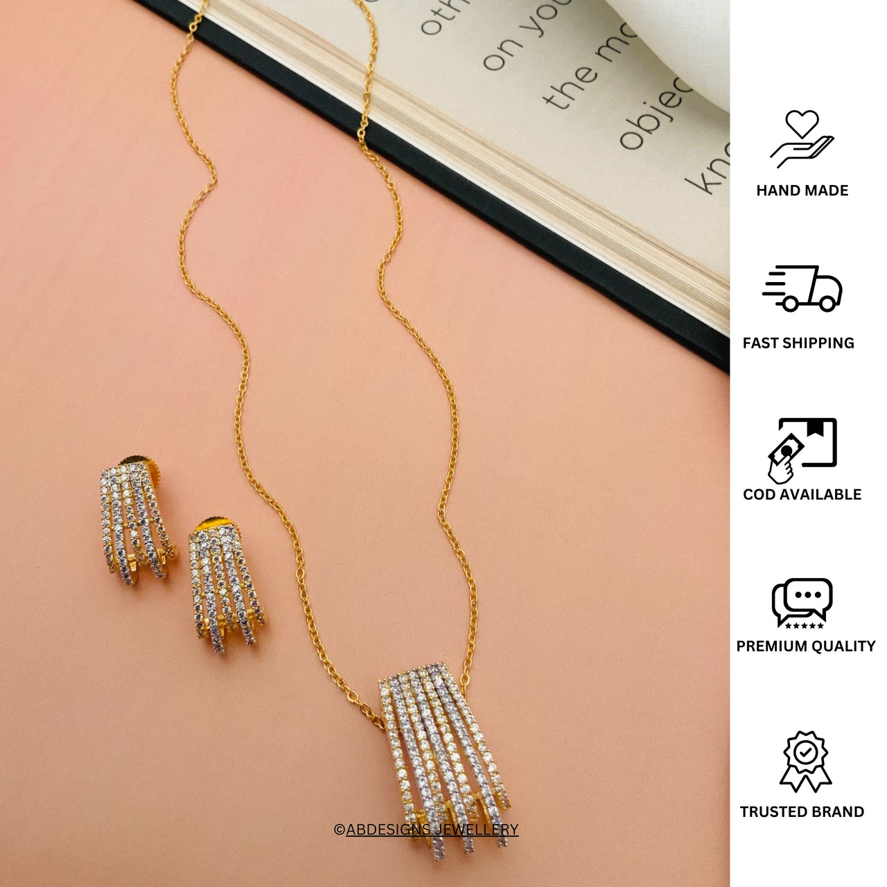Abdesigns Gold Plated Pendant Chain Collection