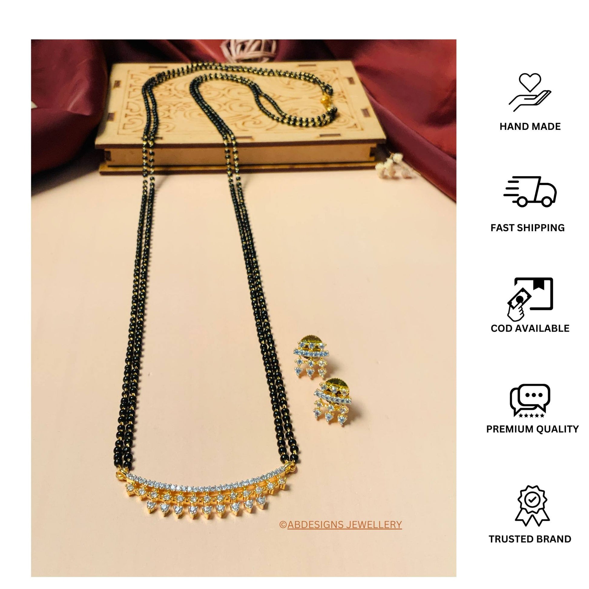 American Diamond Mangalsutra