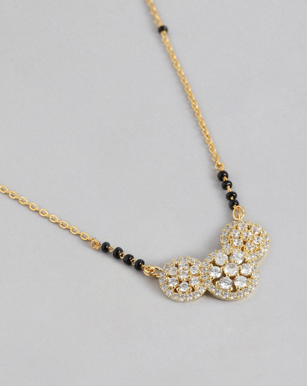 Stunning Sparkling Gold Plated Mangalsutra