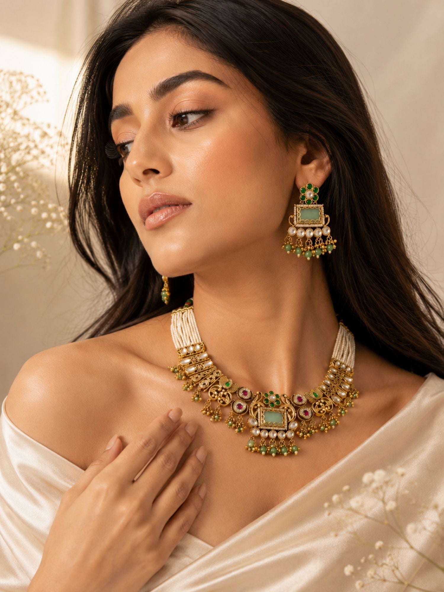 Abdesigns Heritage Gold Chorski Necklace Set