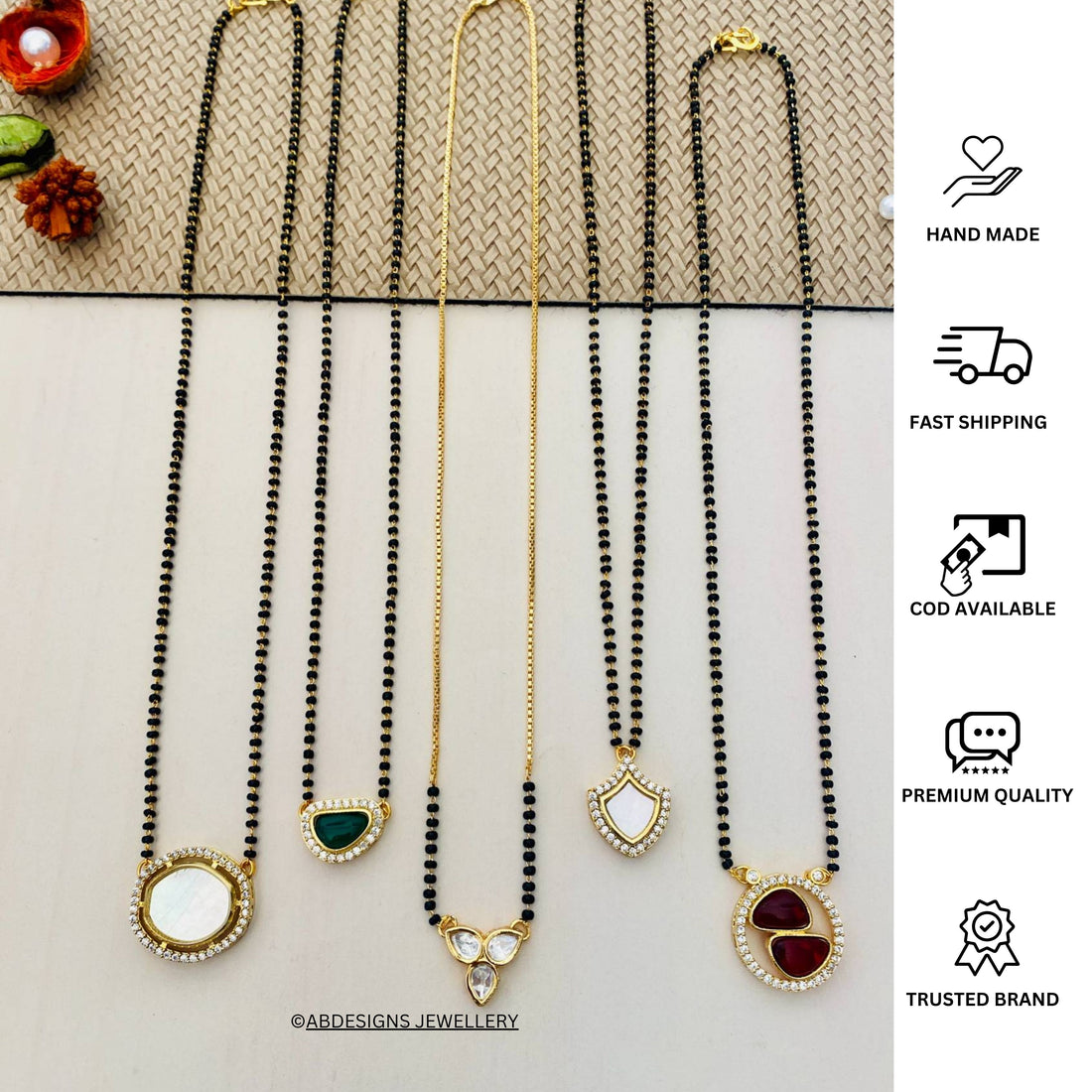 Gold Plated Mangalsutra Combo