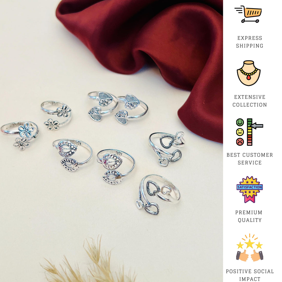 Silver Plated Toering Combo 