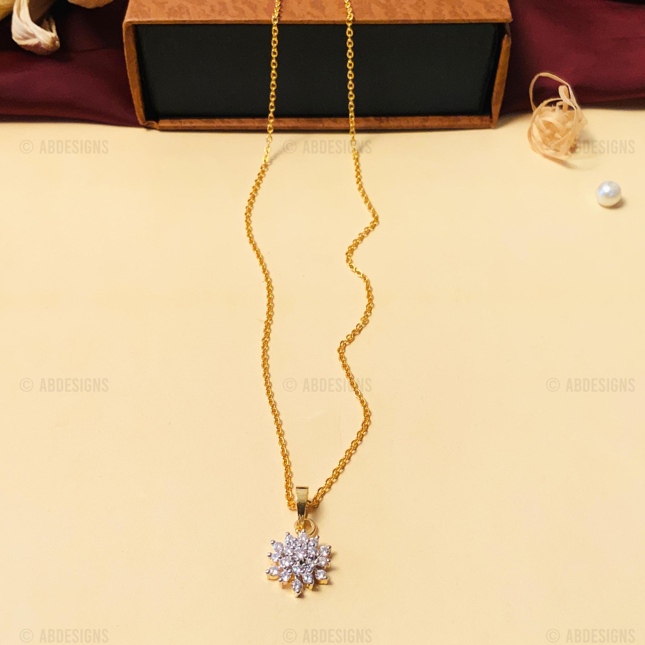 Precious High-Quality Gold Plated Pendant Chain