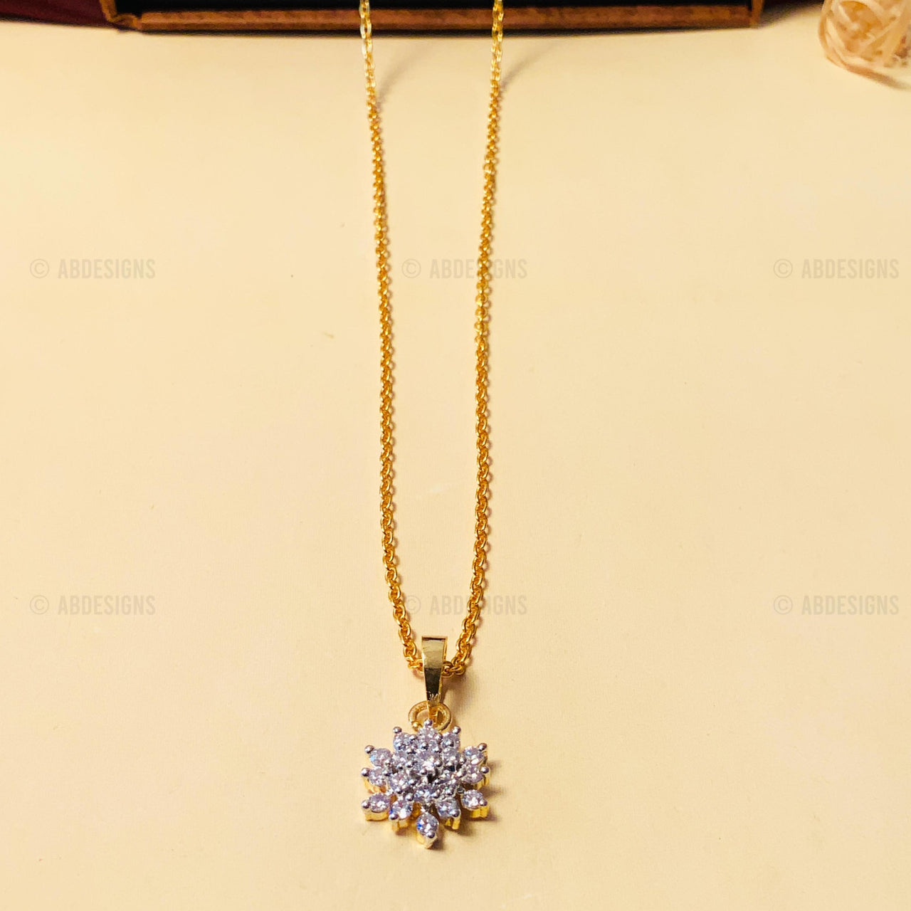 Precious High-Quality Gold Plated Pendant Chain