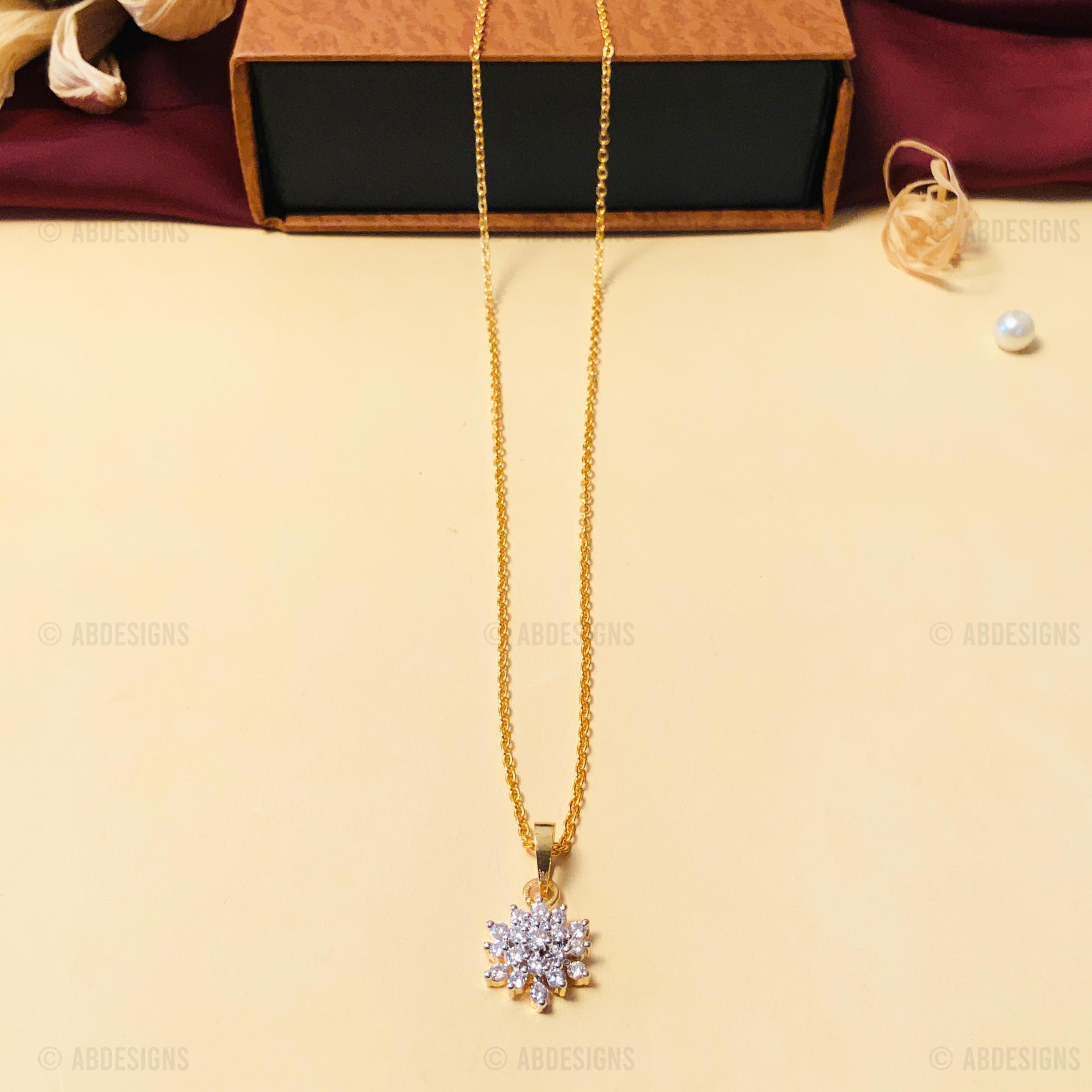 Precious High-Quality Gold Plated Pendant Chain