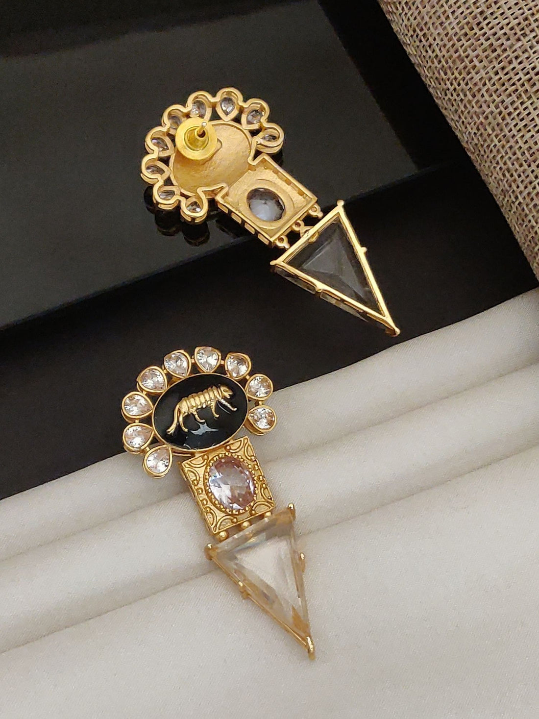 Abdesigns Sabyasachi Style Gold Plated Earring