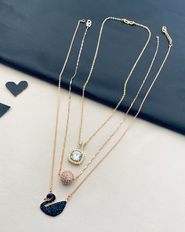 Elegant Dailywear Three Fusion Jewellery Combo - Abdesignsjewellery