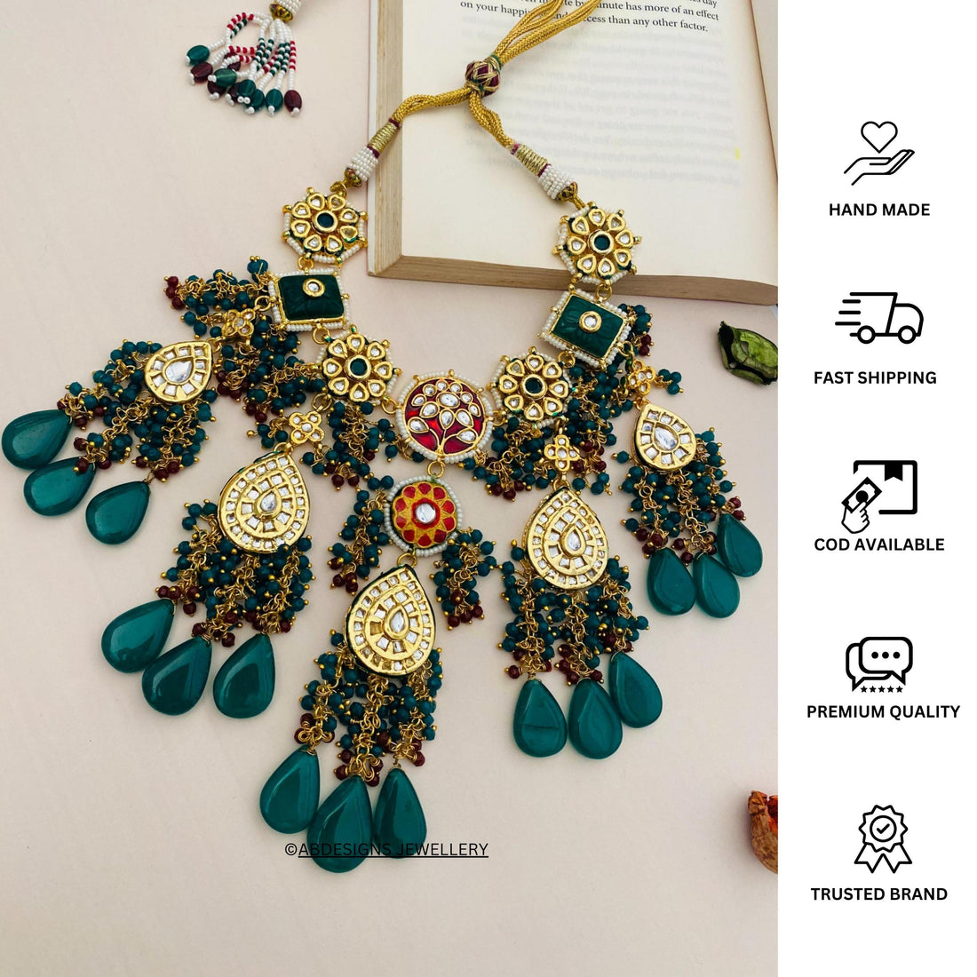 Gold Plated Bridal Necklace