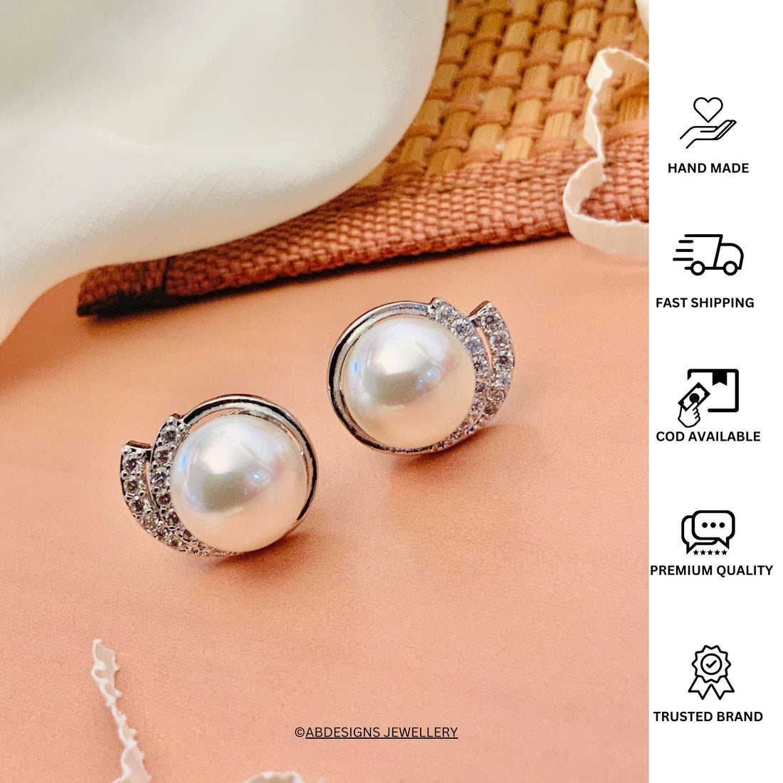 RoseGold Plated Earring 