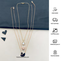 Thumbnail for Elegant Dailywear Three Fusion Jewellery Combo - Abdesignsjewellery