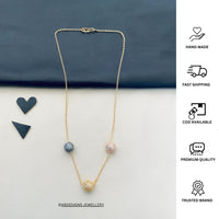 Thumbnail for Beautiful Dailywear 3 Ball Chain - Abdesignsjewellery