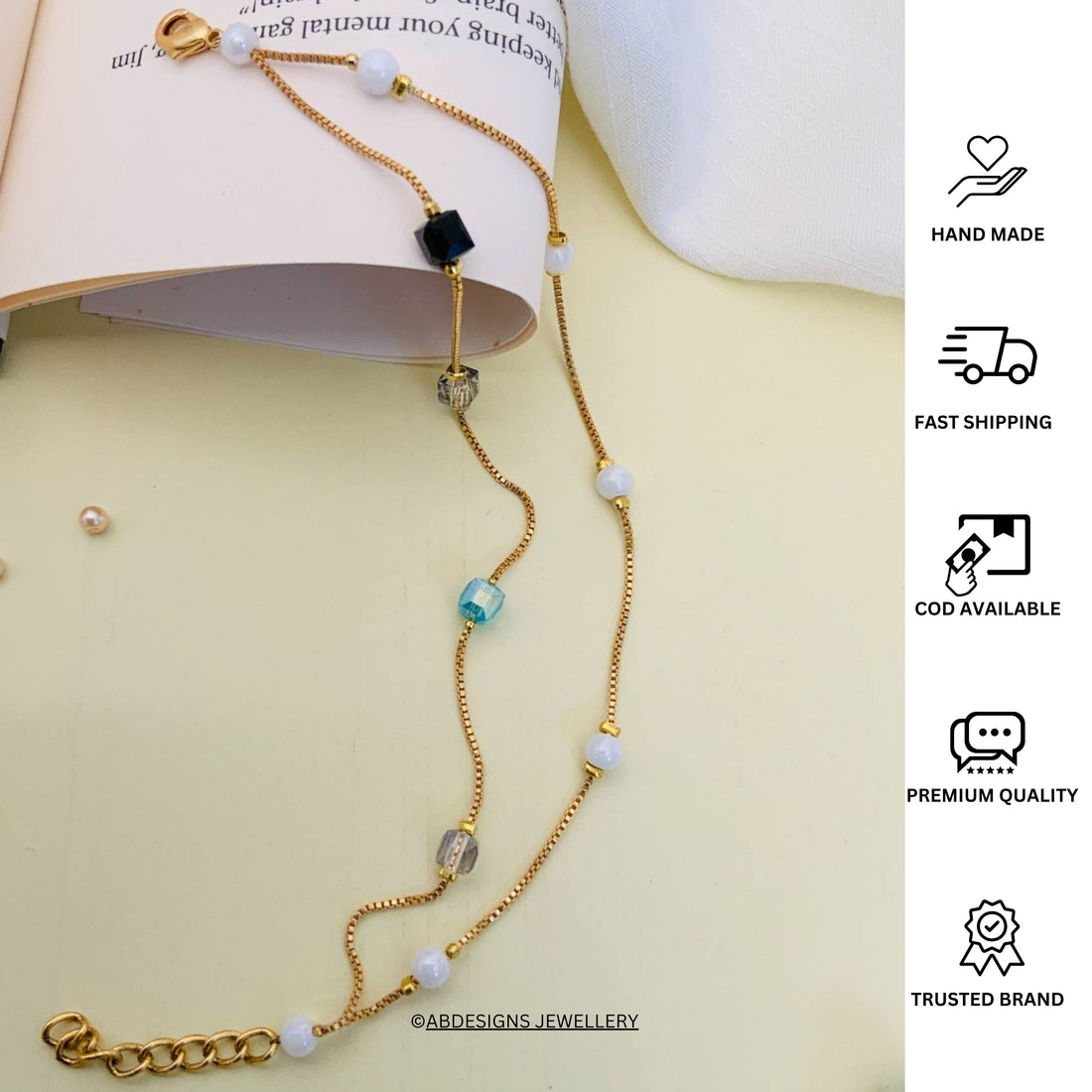 Gold Plated Stone Bracelets