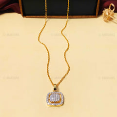 Alluring High-Quality Gold Plated Pendant Chain