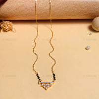 Thumbnail for Impressive Gold Plated Pyramid Mangalsutra
