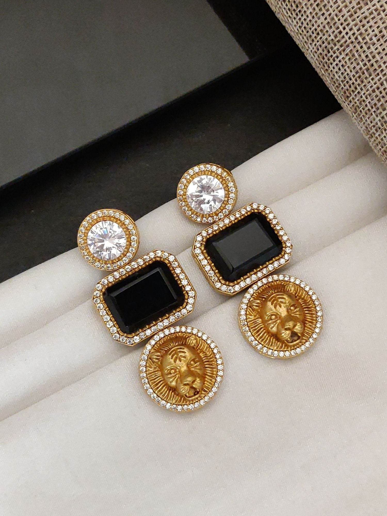 Abdesigns Sabyasachi Style Gold Plated Earring