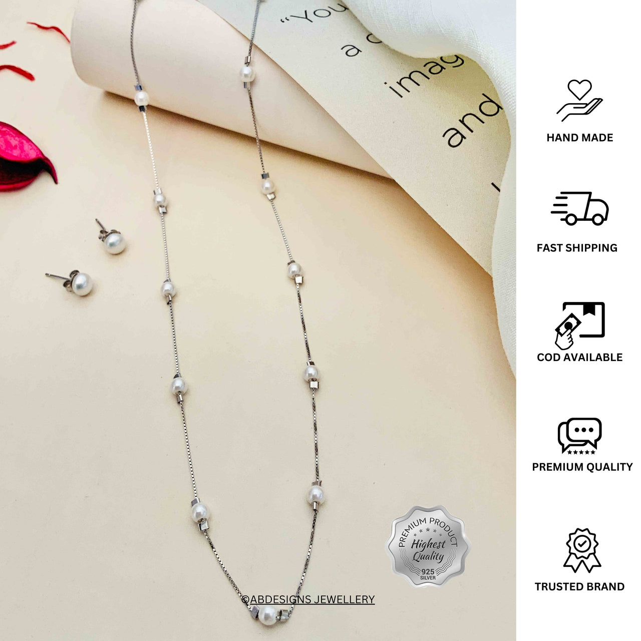 Abdesigns 925 Sterling Silver Chain Collection